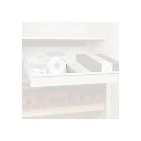 DATUM FILING SYSTEMS Rotary File Cabinet Components, 3" Media Divider (Each), Bone White XL-MD3-T15